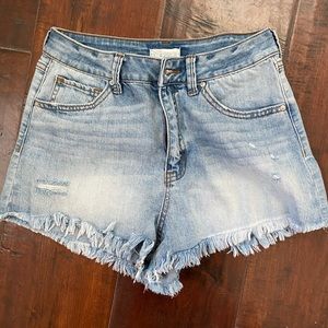 Denim shorts